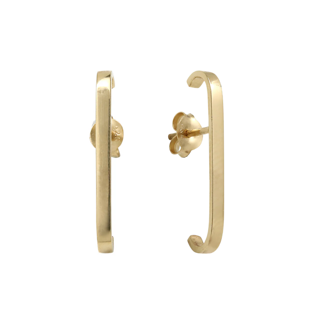 Verguld Zilveren Claudia Oorbellen