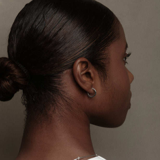 Zilveren Wire Oorbellen 2mm