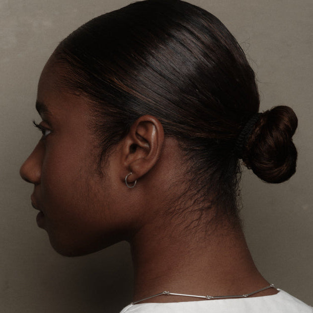 Zilveren Wire Oorbellen 1mm