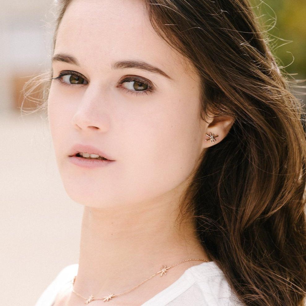 Gold-Plated Sterling Silver Askelia Earrings by Aurore Havenne