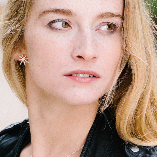 Sterling Silver Gemma Earrings