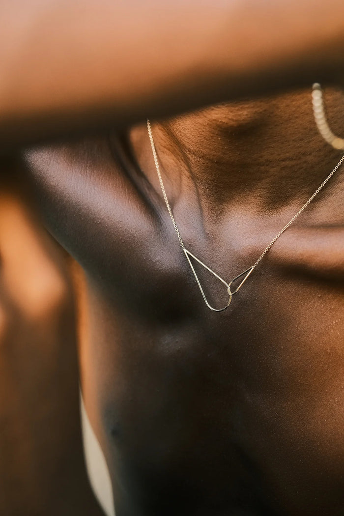 Le Duo Raindrops vermeil - Boucles d'oreilles & collier Raindrops Vermeil