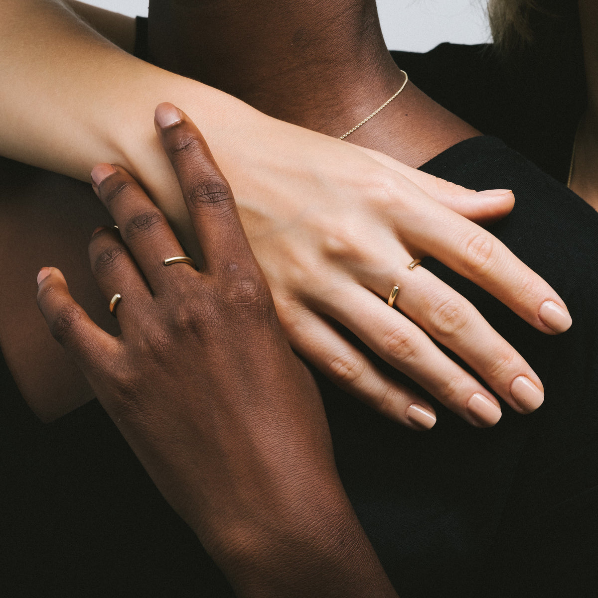 Tubular Fairmined Gold And Lab-Grown Diamond Ring