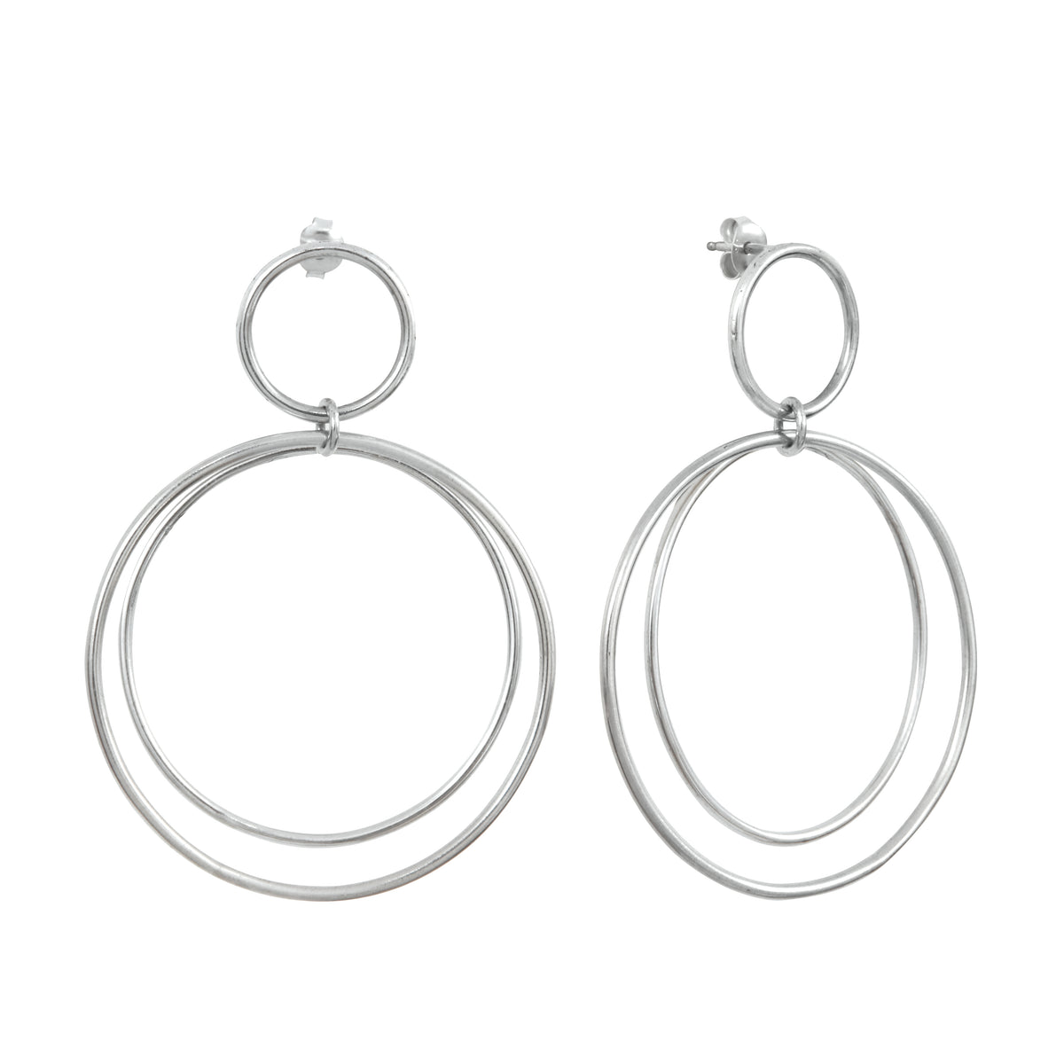 Silver Calista Versatile Earrings