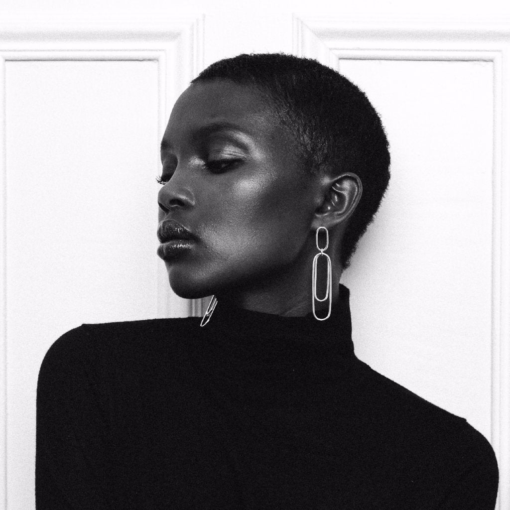 Silver Aphéléia Versatile Earrings by Aurore Havenne