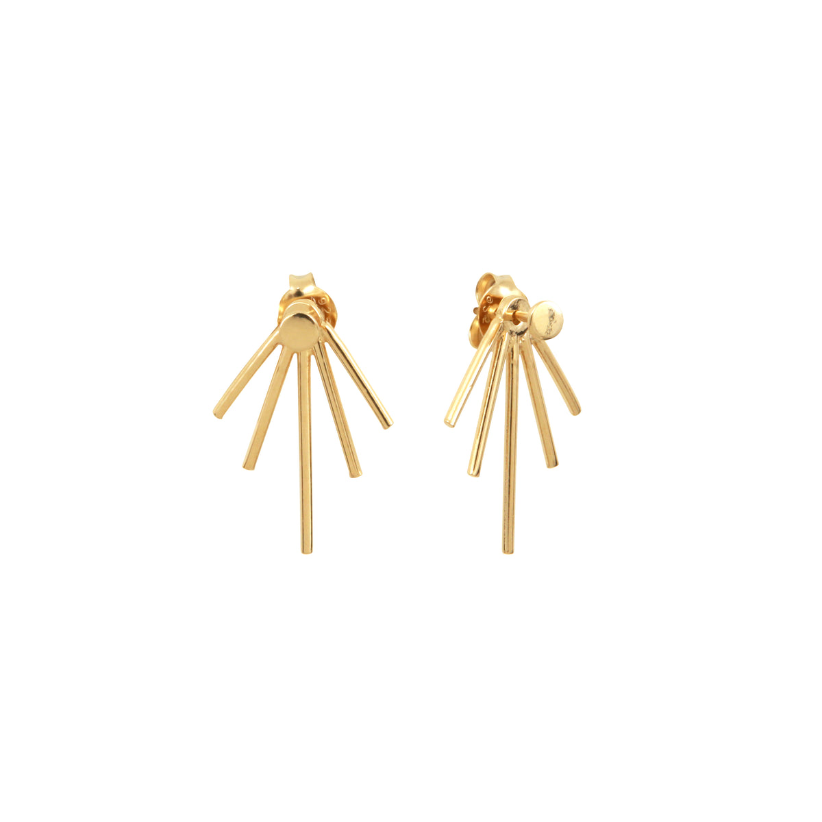 Gold Plated Silver Eva Earrings