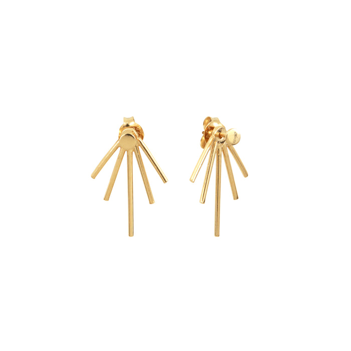 Gold Plated Silver Eva Earrings