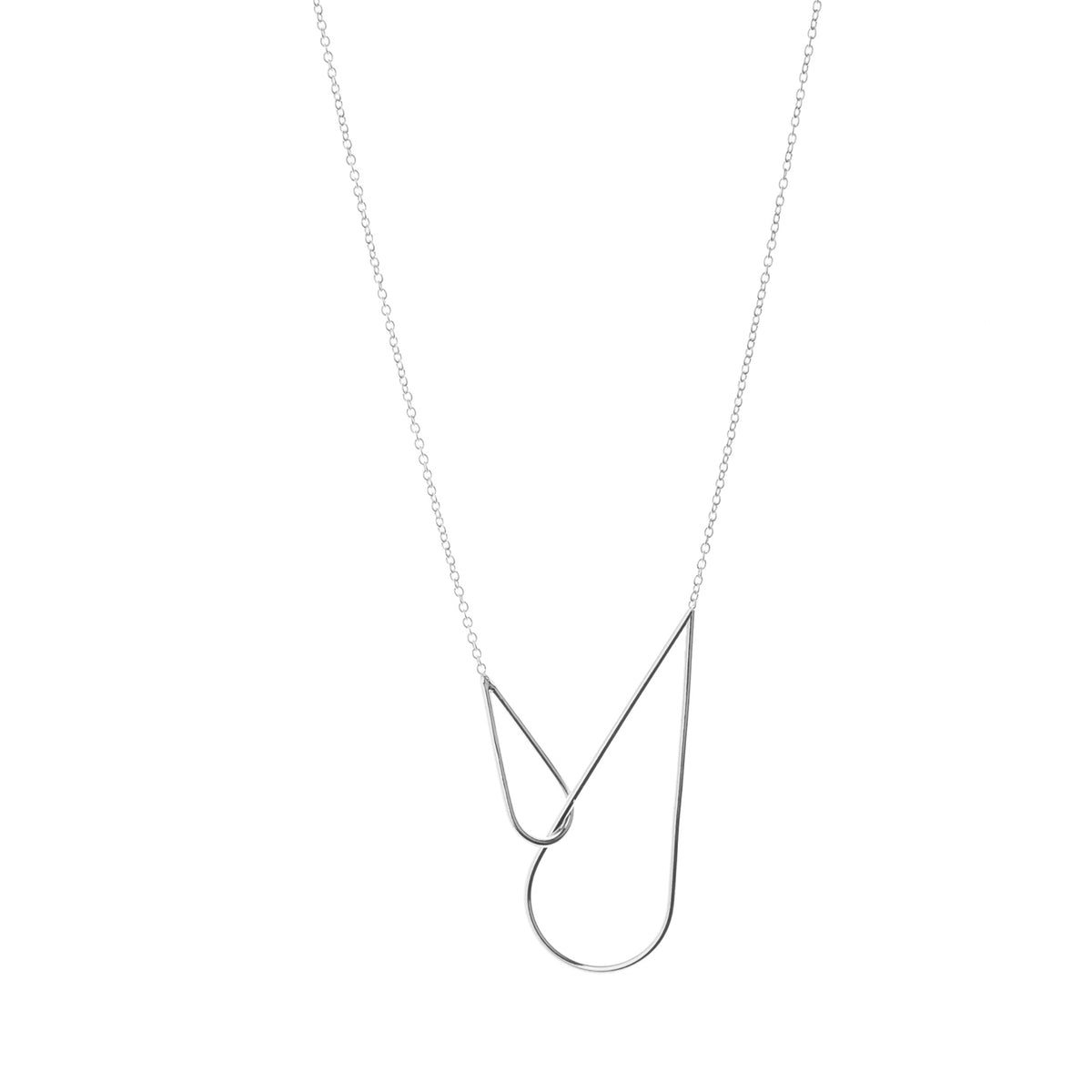 Sterling Silver Raindrops Necklace by Aurore Havenne