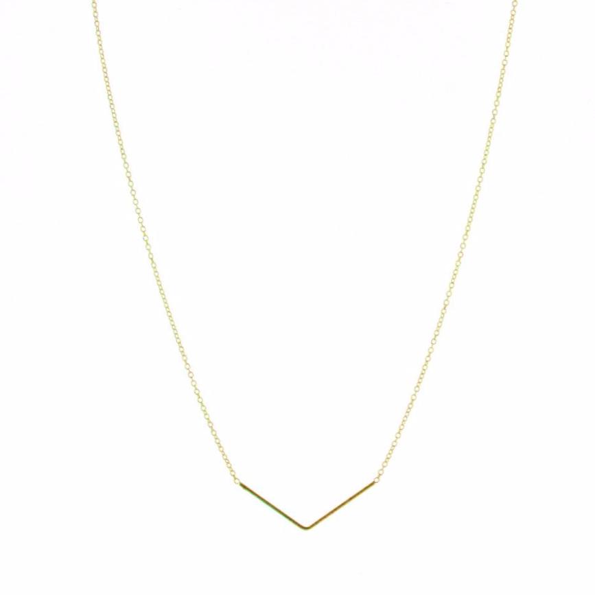 Gold Plated Silver Unity Triangle Necklace