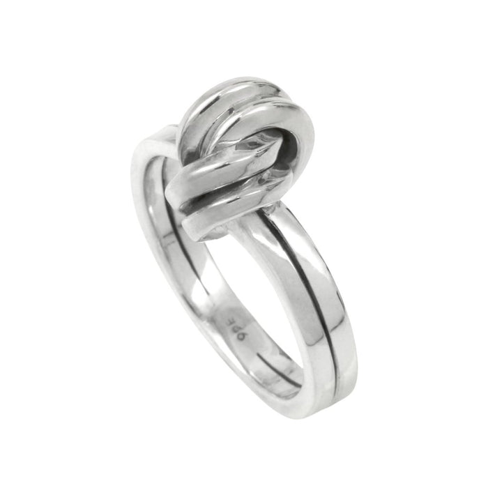 Silver Double Knot Ring