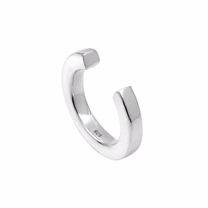 Silver Wire Open Ring 4mm by Aurore Havenne