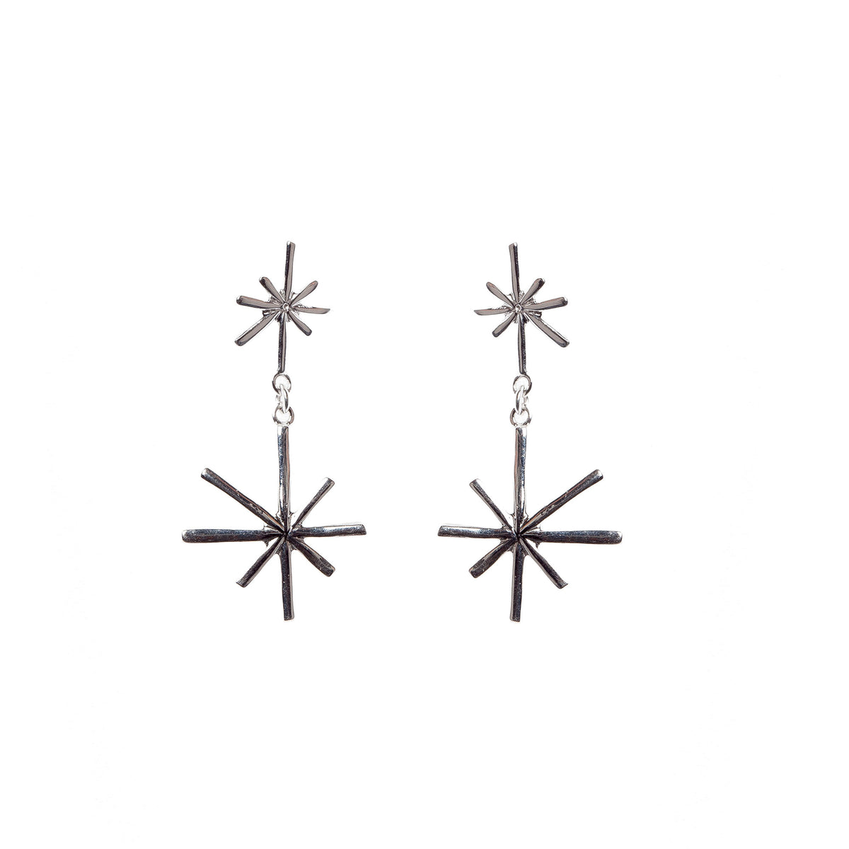 Sterling Silver Electra Earrings by Aurore Havenne