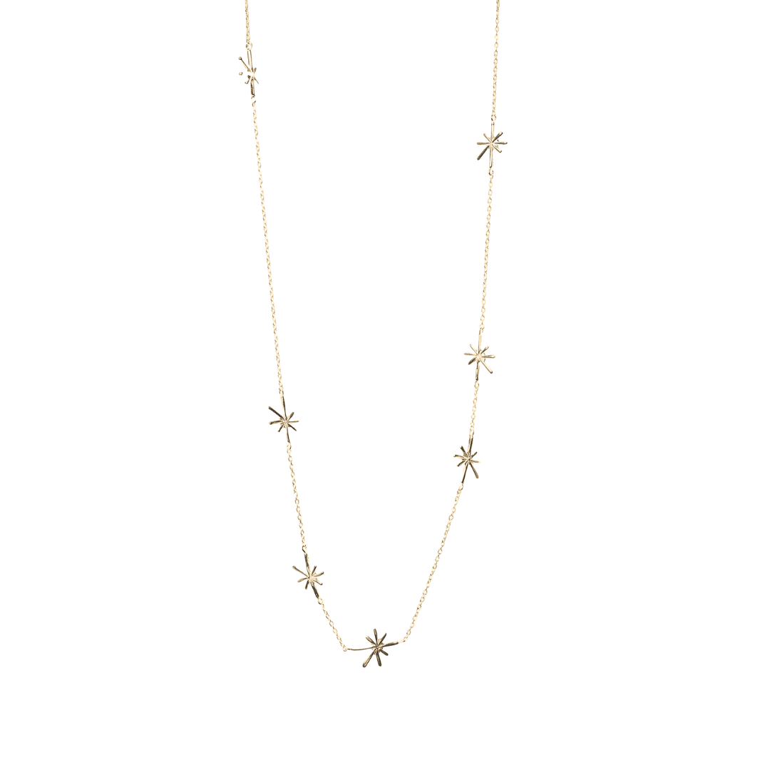 Gold Plated Silver Supernova Necklace