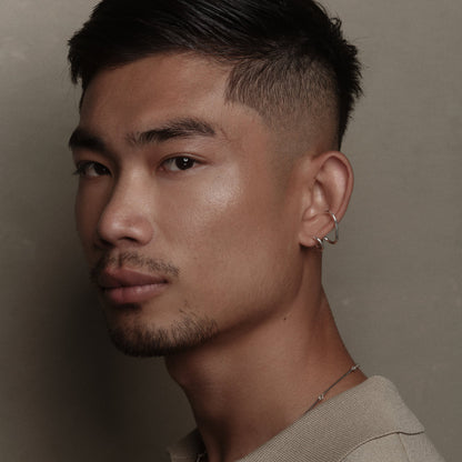 Boucle d'oreille Gloria en argent par la créatrice Aurore Havenne