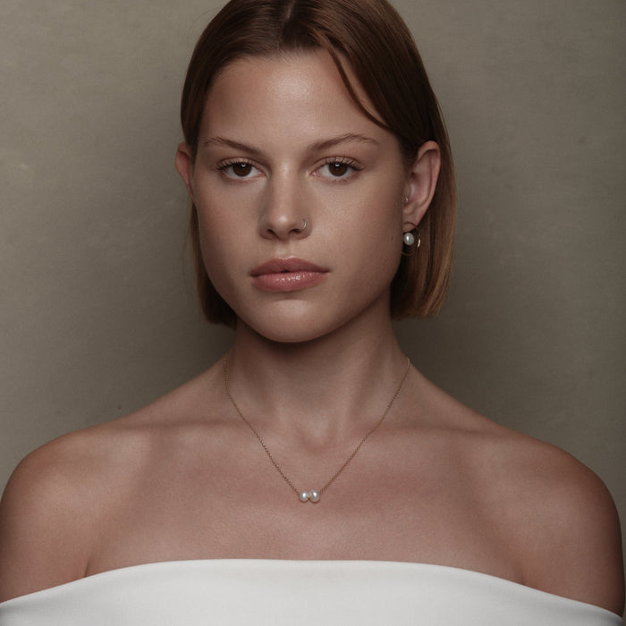 Collier Nysa en vermeil par la créatrice belge Aurore Havenne
