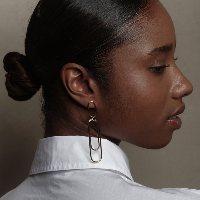 Gold Plated Silver Aphéléia Versatile Earrings by Aurore Havenne