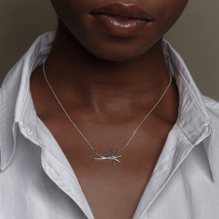 Sterling Silver Azha Necklace by Aurore Havenne