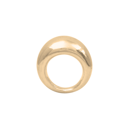 Gold-Plated Silver Bubble Ring M by Aurore Havenne