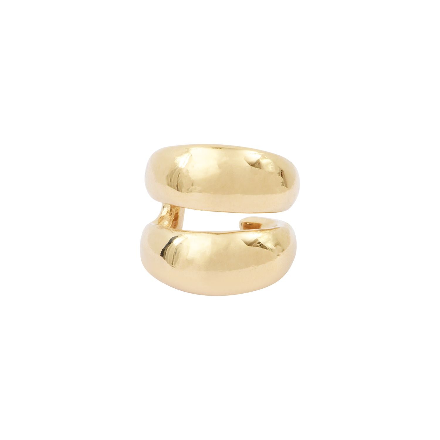 Gold-Plated Silver Bubble Earcuff by Aurore Havenne