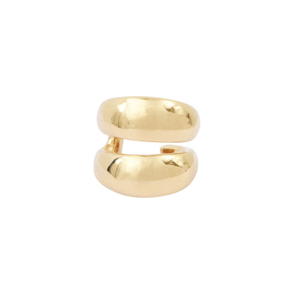 Gold-Plated Silver Bubble Earcuff by Aurore Havenne
