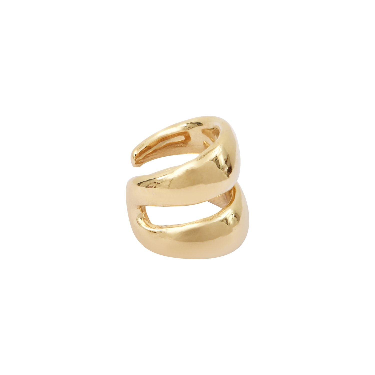 Gold-Plated Silver Bubble Earcuff by Aurore Havenne