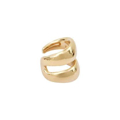 Gold-Plated Silver Bubble Earcuff by Aurore Havenne