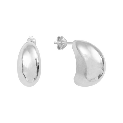 Sterling Silver Bubble Big Earrings by Aurore Havenne