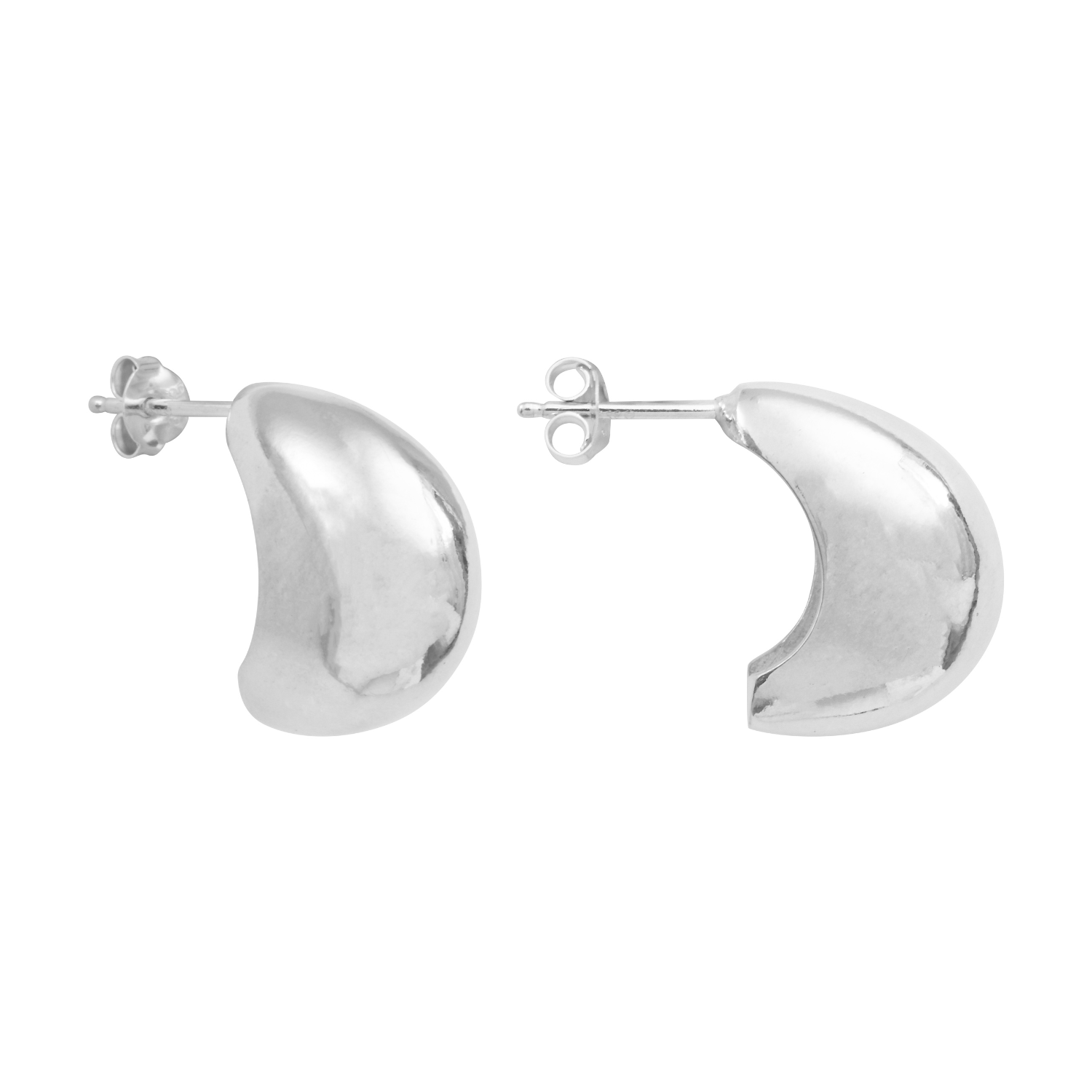 Sterling Silver Bubble Big Earrings by Aurore Havenne