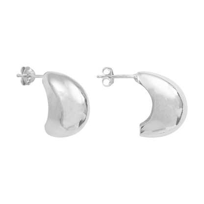 Sterling Silver Bubble Big Earrings by Aurore Havenne