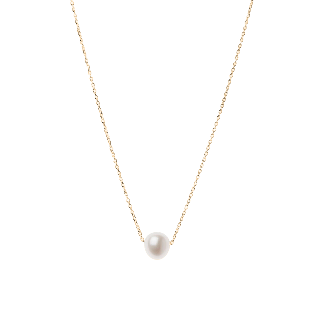 Gold-Plated Silver And Freshwater Pearl Ephyra Necklace