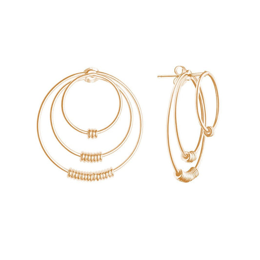 Gold Plated Silver Mehetia Earrings