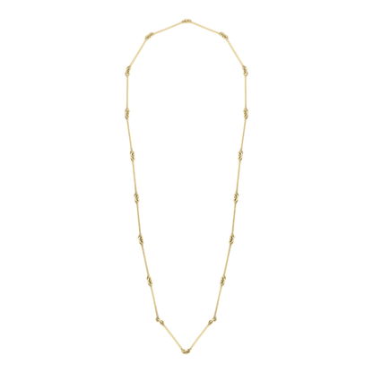 Gold-Plated Silver Lou Necklace 70 cm by Aurore Havenne