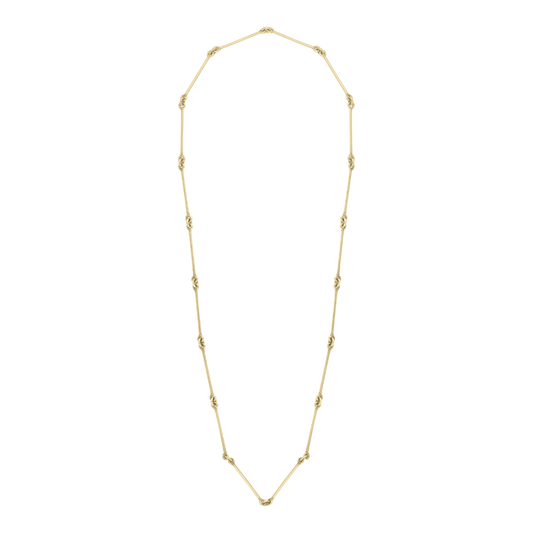 Gold-Plated Silver Lou Necklace 70 cm by Aurore Havenne
