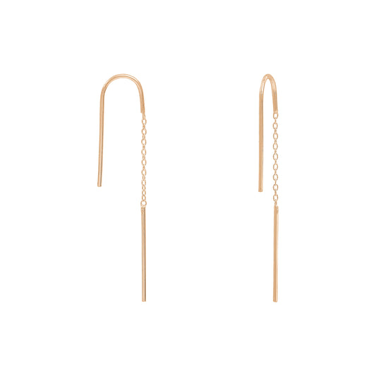 Gold-Plated Silver Daphné Earrings by Aurore Havenne