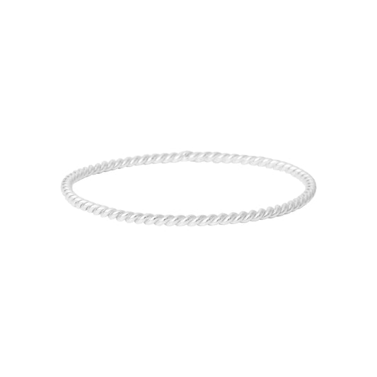 Silver Twist Bracelet