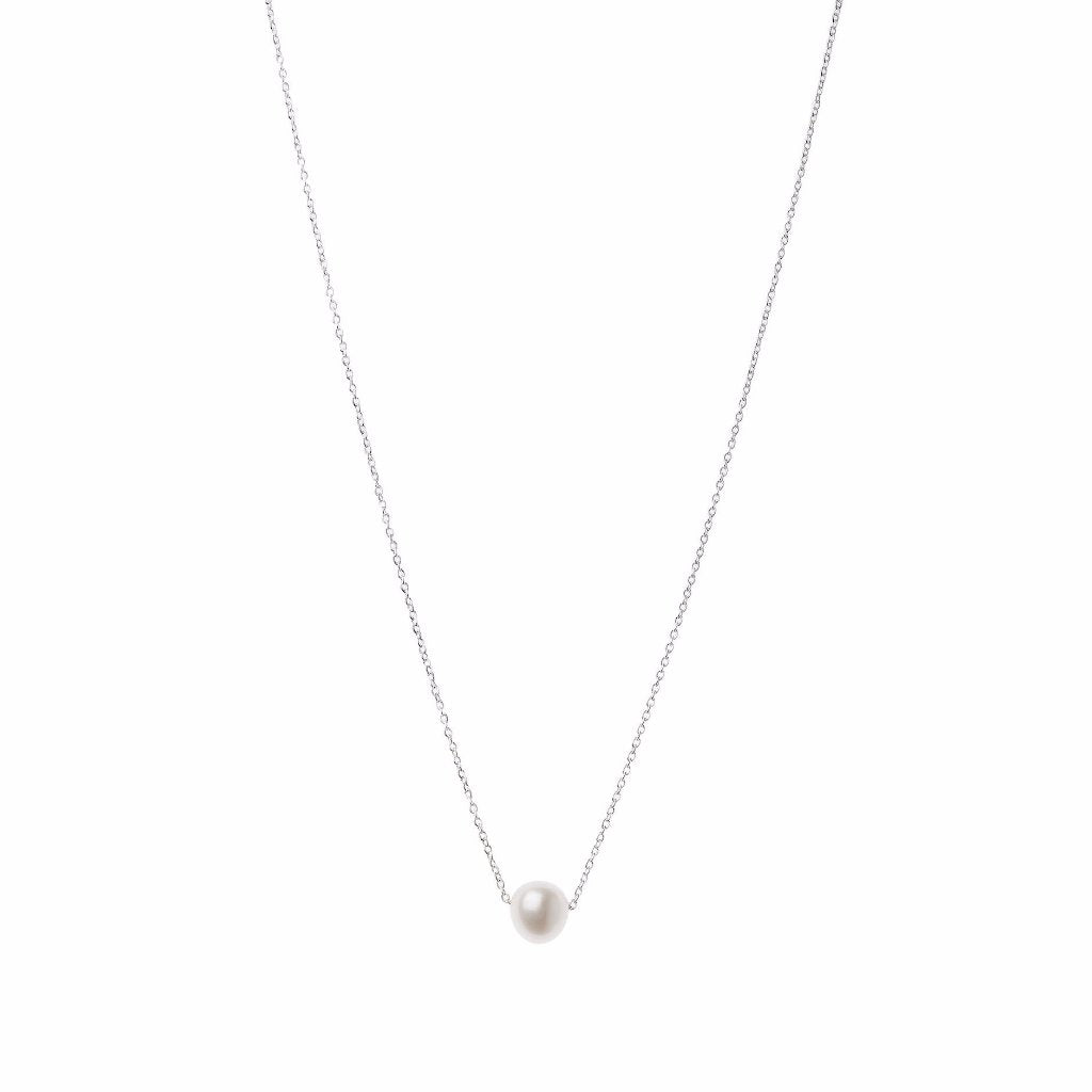 Silver And Freshwater Pearl Ephyra Necklace - Aurore Havenne