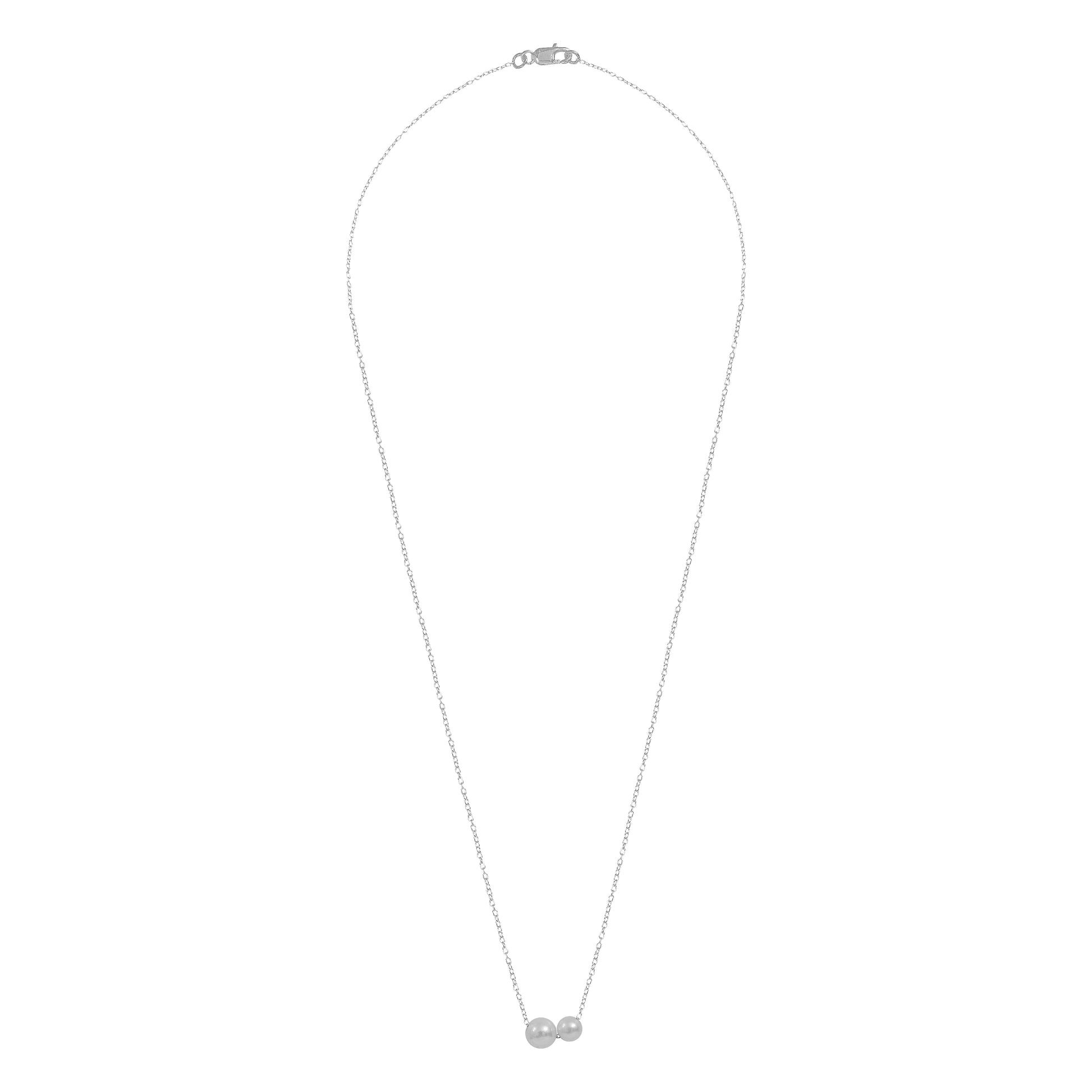 Silver And Freshwater Pearl Nysa Necklace