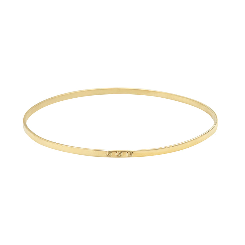 bracelet en or éthique avec diamants de culture