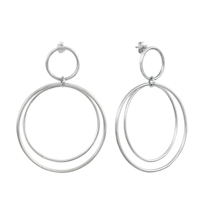 Silver Calista Versatile Earrings