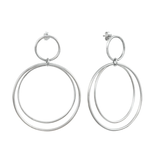 Silver Calista Versatile Earrings