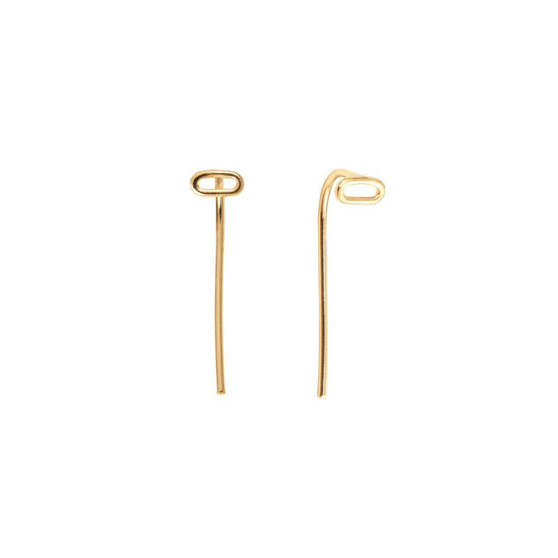 Gold Plated Silver Emma Earrings
