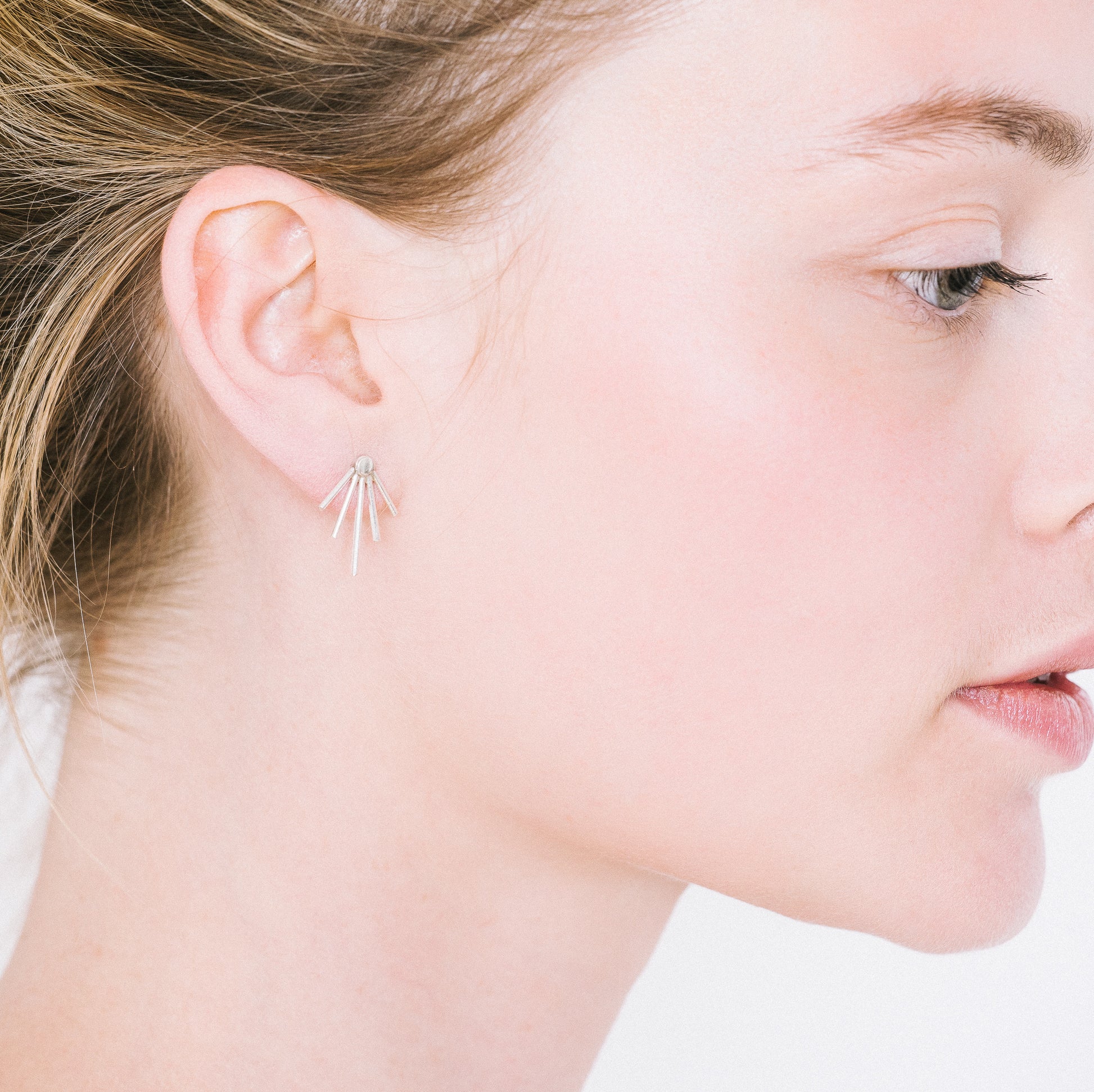 Silver Eva Earrings by Aurore Havenne
