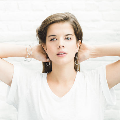 Bijoux Raindrops en argent, pour un look intemporel