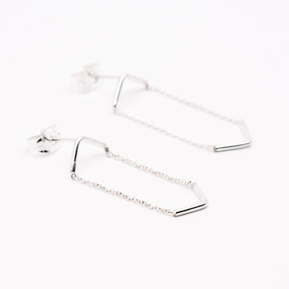 boucles d'oreilles double unity triangle, pour une multitude de looks