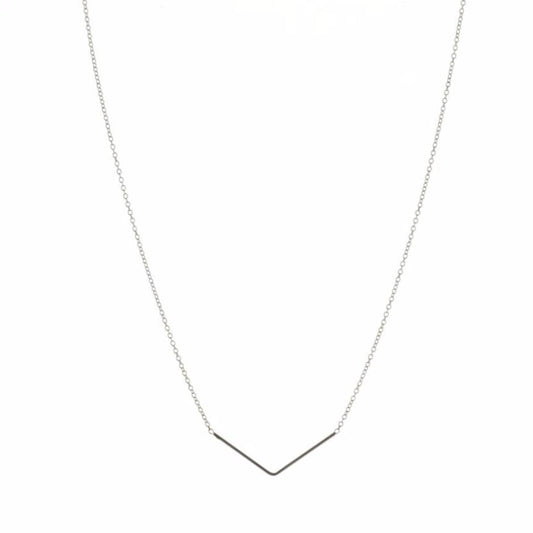Silver Unity Triangle Necklace