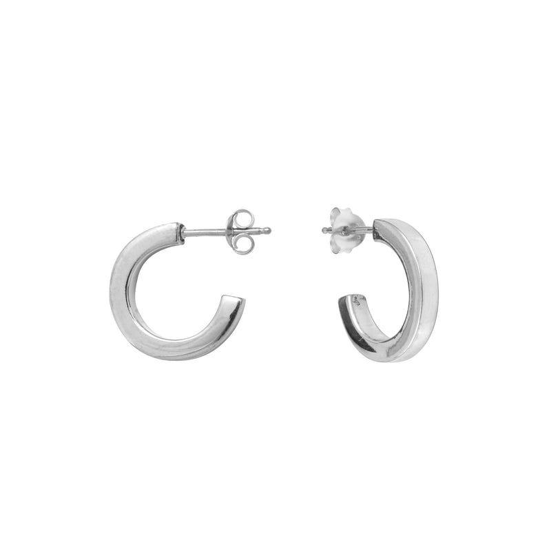 Silver Wire Earrings 3mm