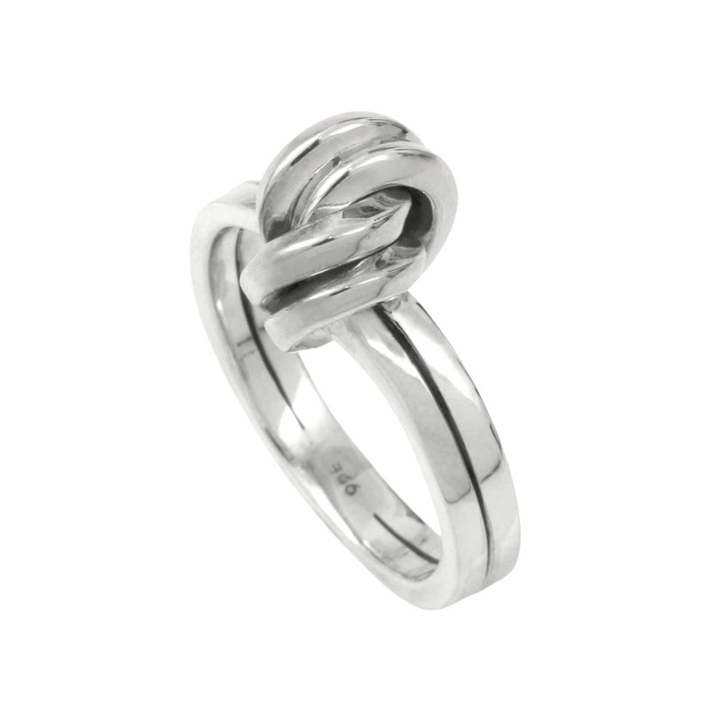 Silver Double Knot Ring