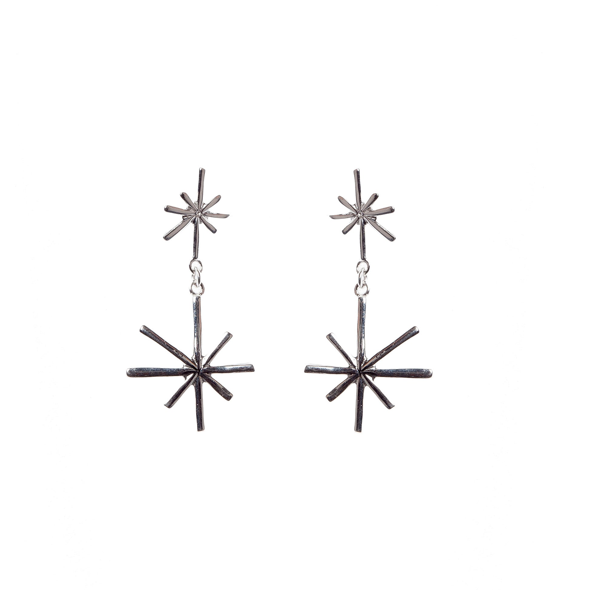 Sterling Silver Electra Earrings by Aurore Havenne