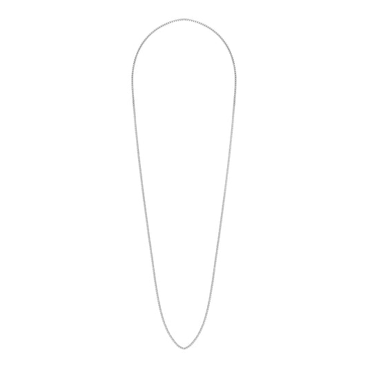 Silver Sacha Necklace, gender free, by jewelry designer Aurore Havenne