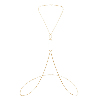 Gold Plated Silver Apheleia Body Chain by Aurore Havenne